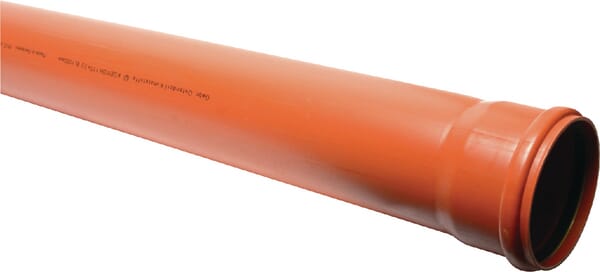 Tuyau en PVC SN4 125 mm x 1,0 m · réf. 16150125010