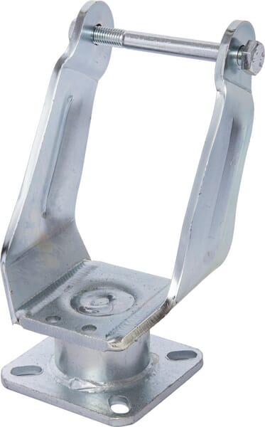 Fourche pivotante avec plaque 3,00x4 boulon M12x110 · réf. FDGP10