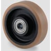 Single wheels with polyurethane tread, precision roller bearing 500 - 1440kg