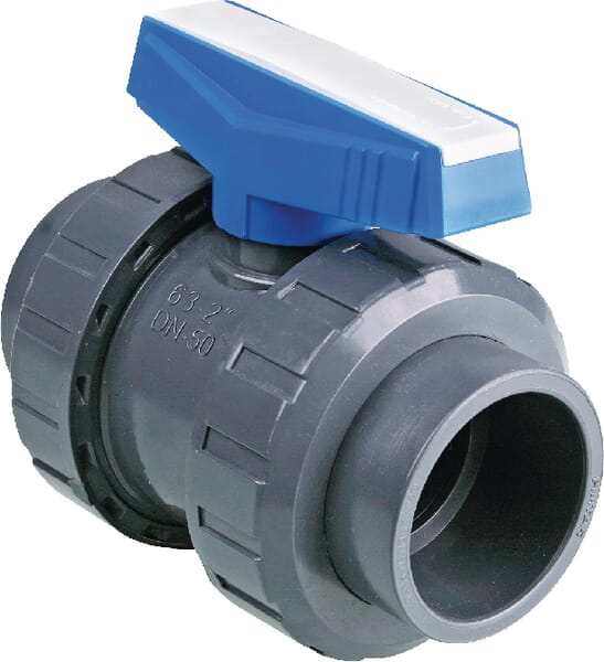Vanne à bille PVC 40mm — réf. KS40401GP
