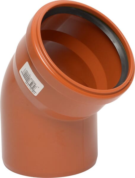 Coude PVC 110 mm x 45° · réf. 16151110045