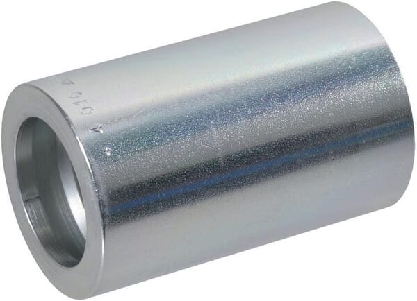 Jupe à sertir Ø38x60,1mm DN20 acier / galvanisé / blanc passivé Alfagomma · réf. SFA4H20