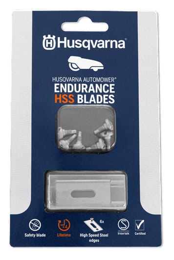 Lot de 6 lames HSS Endurance, Husqvarna — réf. 599805201