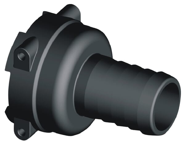 Raccord de tuyau droit 13 mm avec connexion mâle T4 · réf. 1090413