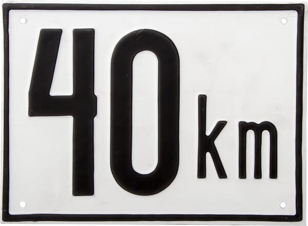 Panneau de signalisation en mé · réf. BL40A