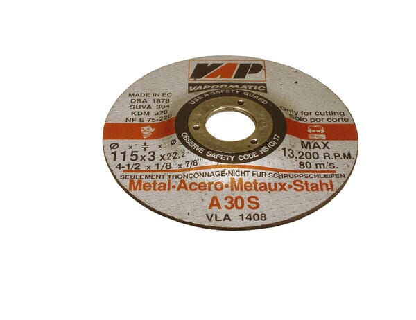 Disque de coupe en métal concave (x25) — réf. VLA1408