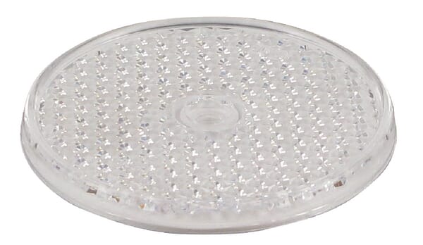 Catadioptre rond blanc Ø80 mm à visser — réf. 300011020