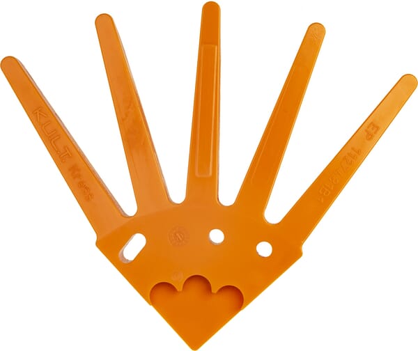 Kotouč prstové plečky, 1/4, MINi-MAXI, 540 mm, oranžový, měkký