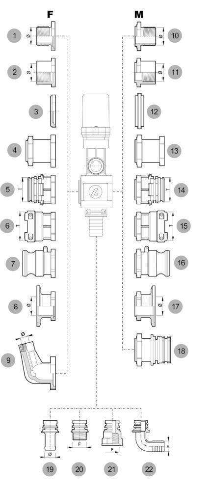 Soupape étroite électrique vue 2