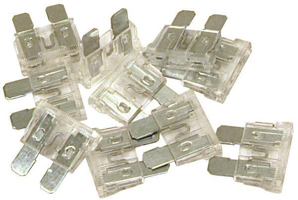 Fusible lame standard 32V 25A Longueur 18,6mm transparent (x50) · réf. VLC4514