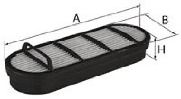Filtre à air second — réf. CF3240