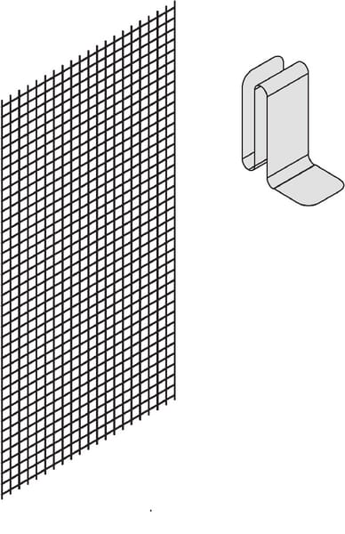 Mřížovaná zadní stěna 2,5 m