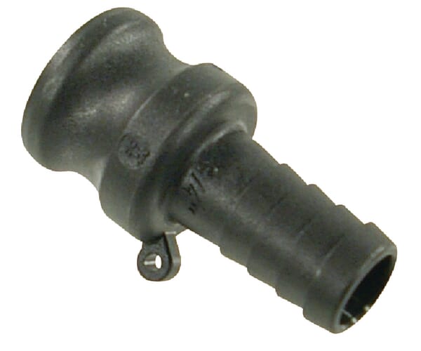 Embout de tuyau Camlock Type E 3/4" en polypropylène · réf. 18103E