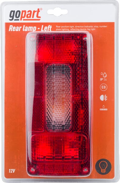 Feu arrière rectangle gauche câblé — réf. LA45033L