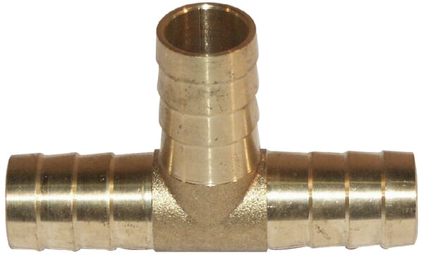 Hadicová spojka T 90° mosaz