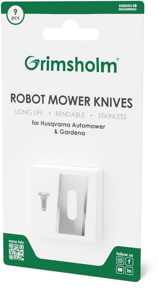 Lames pour Husqvarna Automower, Turn-around, (9x) — réf. FGP104
