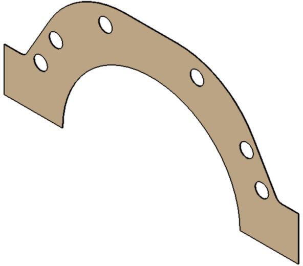 Joint de boîtier demi-coque — réf. 11601700