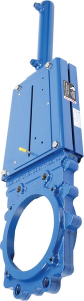 Vanne guillotine + vérin hydr. DN200 — réf. VGRDEH200