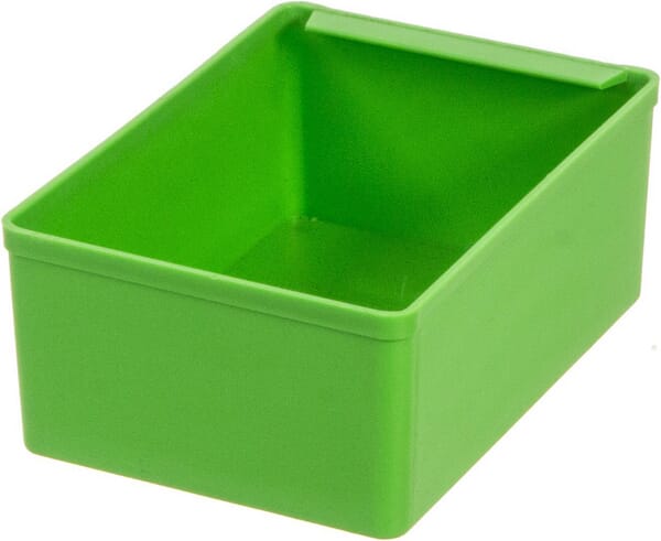 Insert pour plateau 117x83x48mm, plastique vert, D48 · réf. 2200470