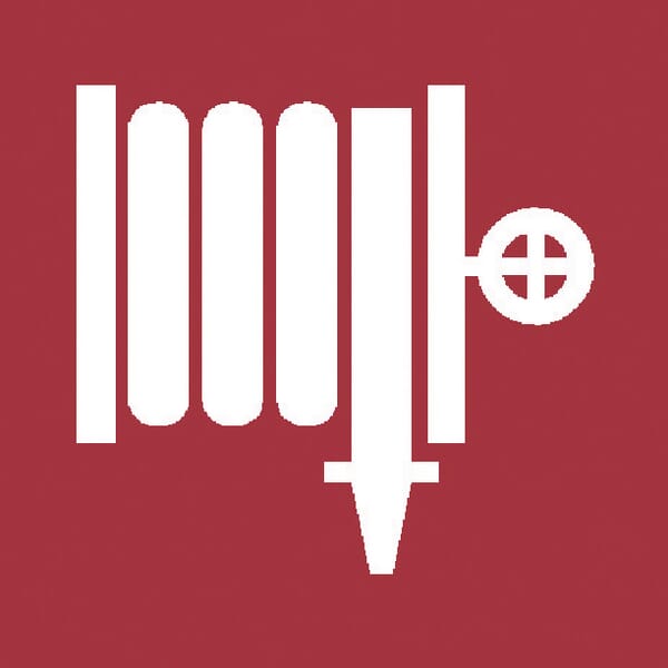 Příkazové a zákazové značky, Hasicí hadice