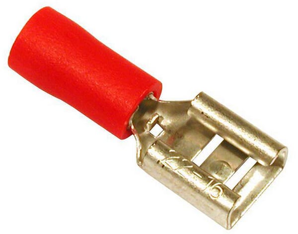 Cosse Femelle Rouge 6.6Amp 6.4 mm (x50) · réf. VLC2410