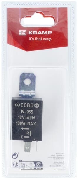 Relais clignotant 12V (1) — réf. KR190006P01B