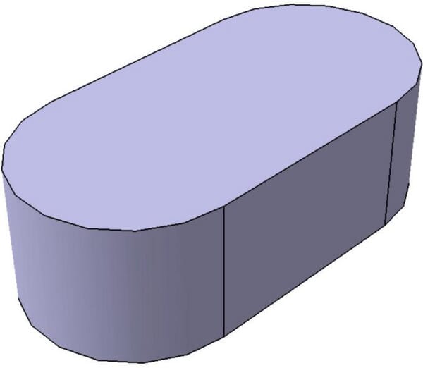 Clé 14x9x28mm — réf. 86140280