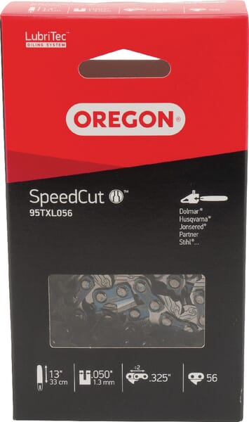 Chaîne de tronçonneuse .325" 1,3mm 56 DL demi-ciseau Speedcut Boite Oregon · réf. 95TXL056E