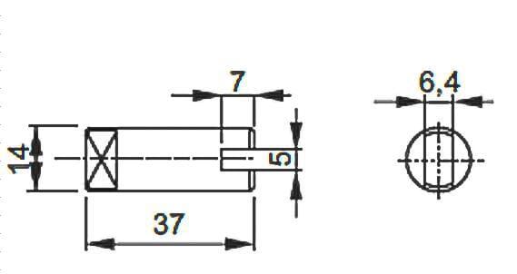 Accouplement moteur de 800 W vue 3