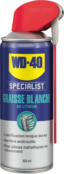 WD-40 Specialist® graisse blanche au lithium 400ml · réf. 33390WD40FR