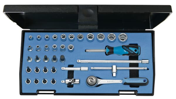 Sada nástrčných klíčů 6k 36-dílná 1/4