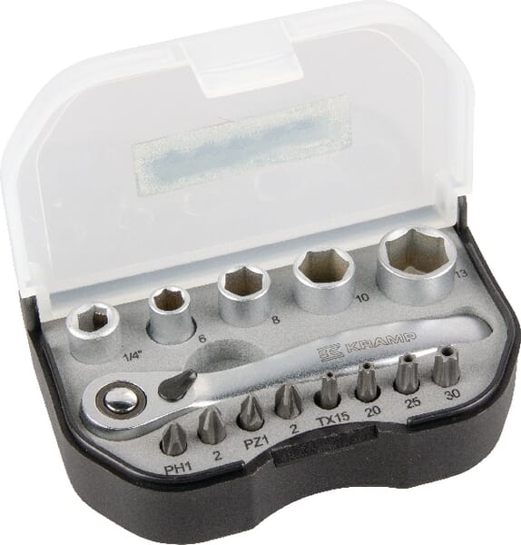 Jeu 14 douilles Mini 1/4" — réf. 1804970909KR