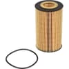 Oil filter with hole