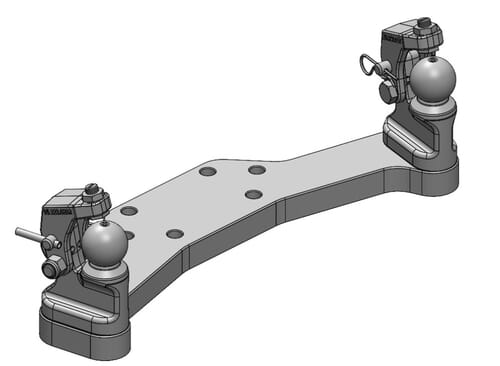 Direction forcée K50® D/G pour attelage de 50-55 mm · réf. 00522060A02