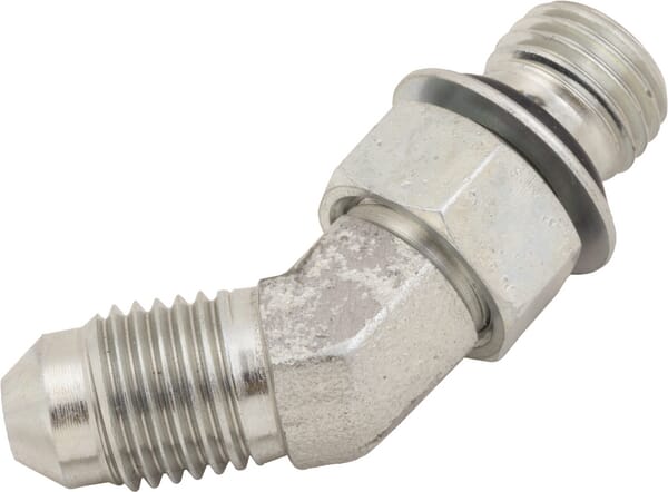 Coude 45gr mâle x mâle 7/16 UNF · réf. RIU4507