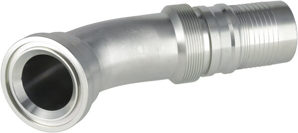 Raccord à sertir 4SH-DN50 avec flasque ø71,4 mm 45° · réf. SFLH503245G2