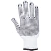 Knitted work gloves with PVC grip (2 pairs)
