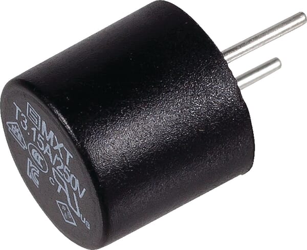 Fusible radial 250V 3,2A longueur 12,8mm · réf. MXT250315AT