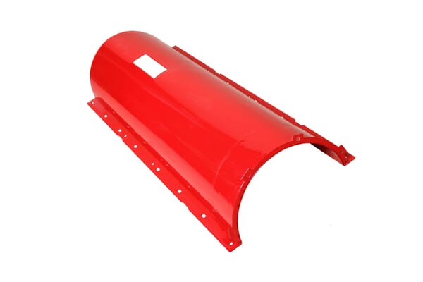 Trubka koryta šneku na čisté zrno