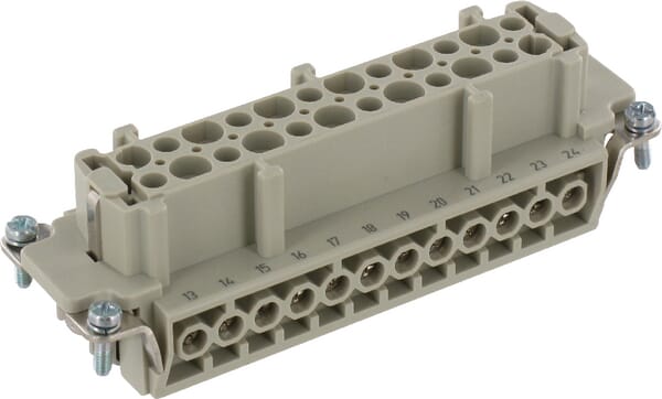 Insert F E 24P racc. à vis 1-24 — réf. 09330242701