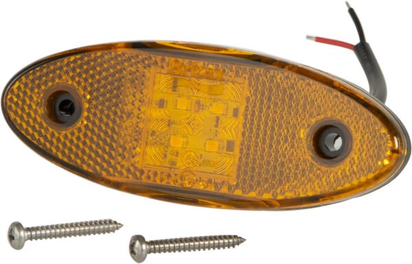 Feu de gabarit LED ovale orange — réf. L4701LDV