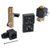 Timer controlled drains with ball-valve and strainer