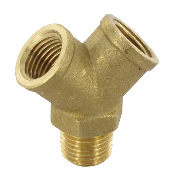 Rozdělovač Y s 1 vnějším závitem a 2 vnitřními závity