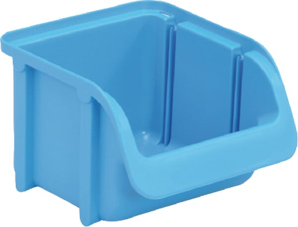 Boîte de rangement 100x115x75mm, capacité 0,46l, polypropylène bleu, Linbin no.1 de Hünersdorff · réf. WE6713