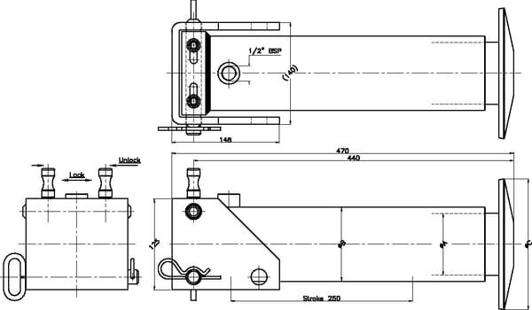 Pied béqu 85-250 fermeture rap vue 4