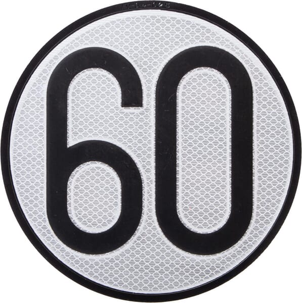 Panneau limitation Vitesse 60 Km/h · réf. BL60ES