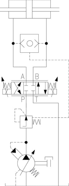 Clapet de regulation de pression 2-voie NG6AM3-PC-P vue 3