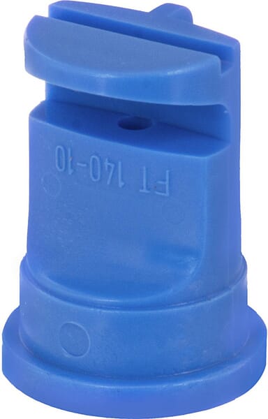 Buse à jet mirroir FT 140° 10 bleu clair plastique Lechler · réf. FT14010