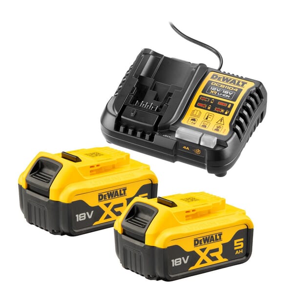 Kit de démarrage batterie et chargeur 5Ah · réf. DCB1104P2QW