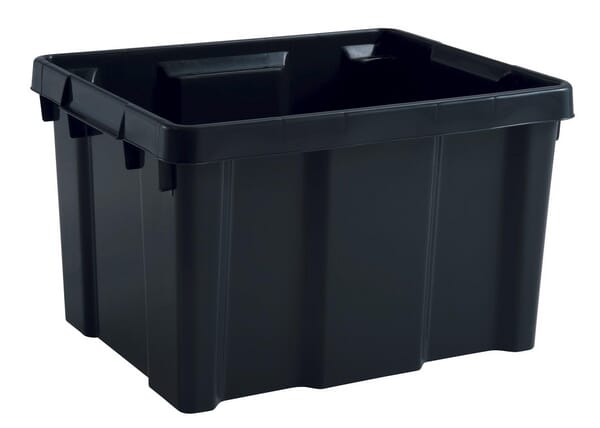 Bac noir 30L 433x342x263mm EDA · réf. 3413EDA